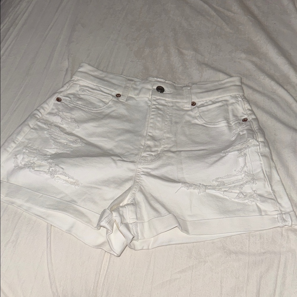 American Eagle Outfitters White Jean Shorts